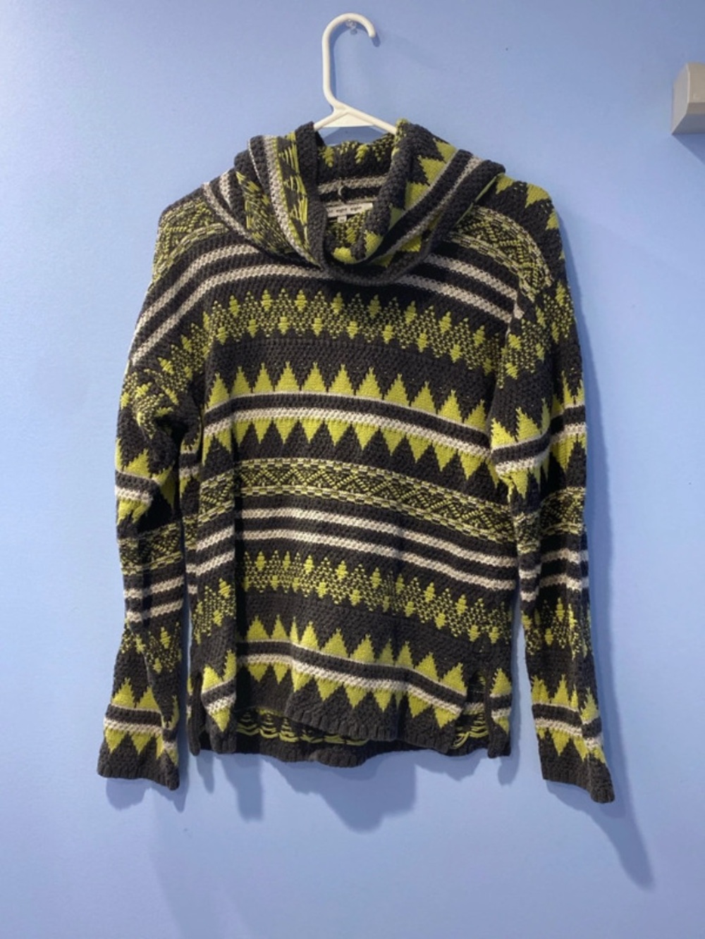 Eight Eight Eight Cowl Neck Knit Sweater M